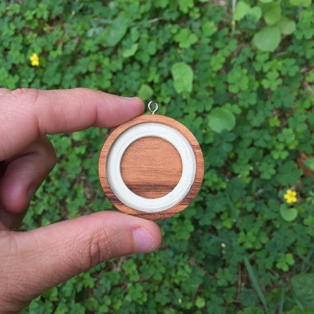 Necklace Round Wood Base