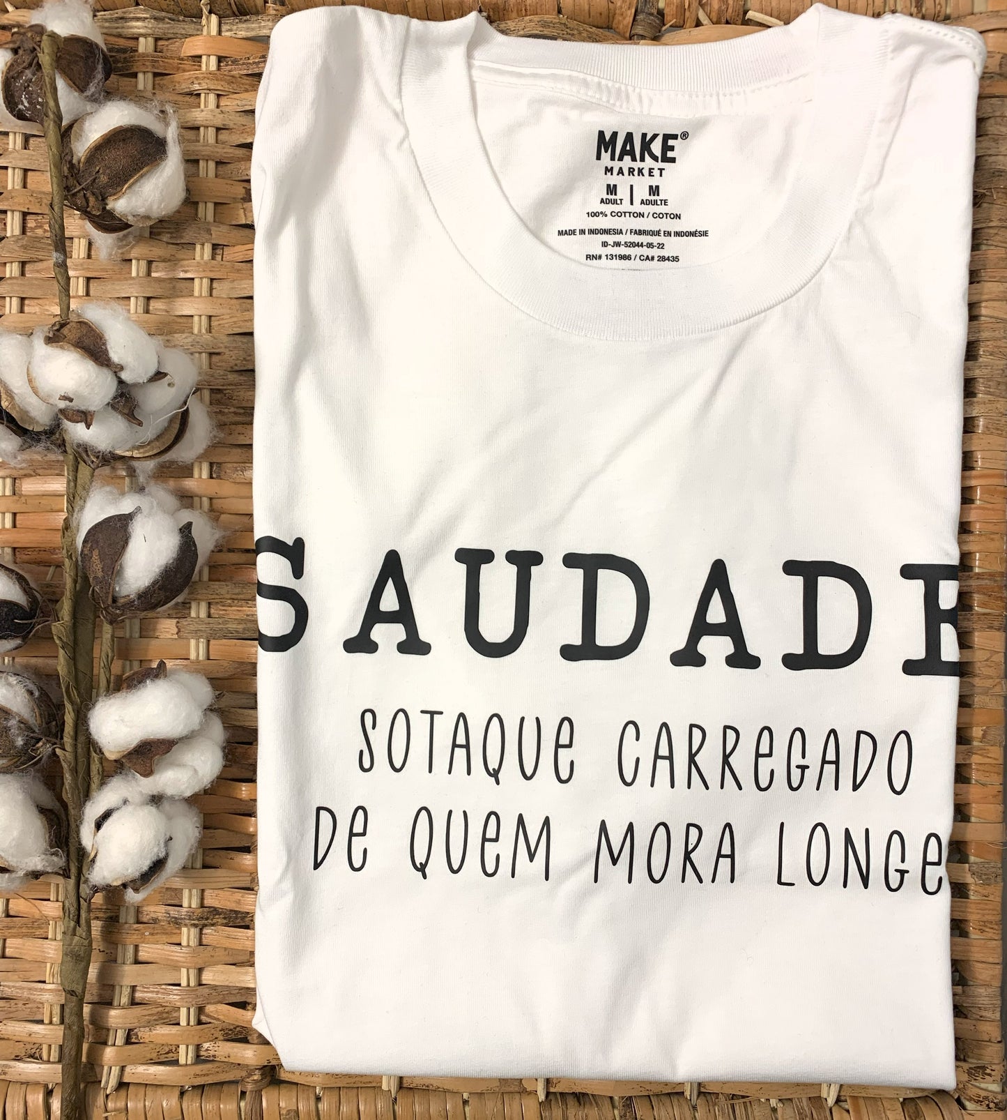 T-shirt Saudade Sotaque Carregado